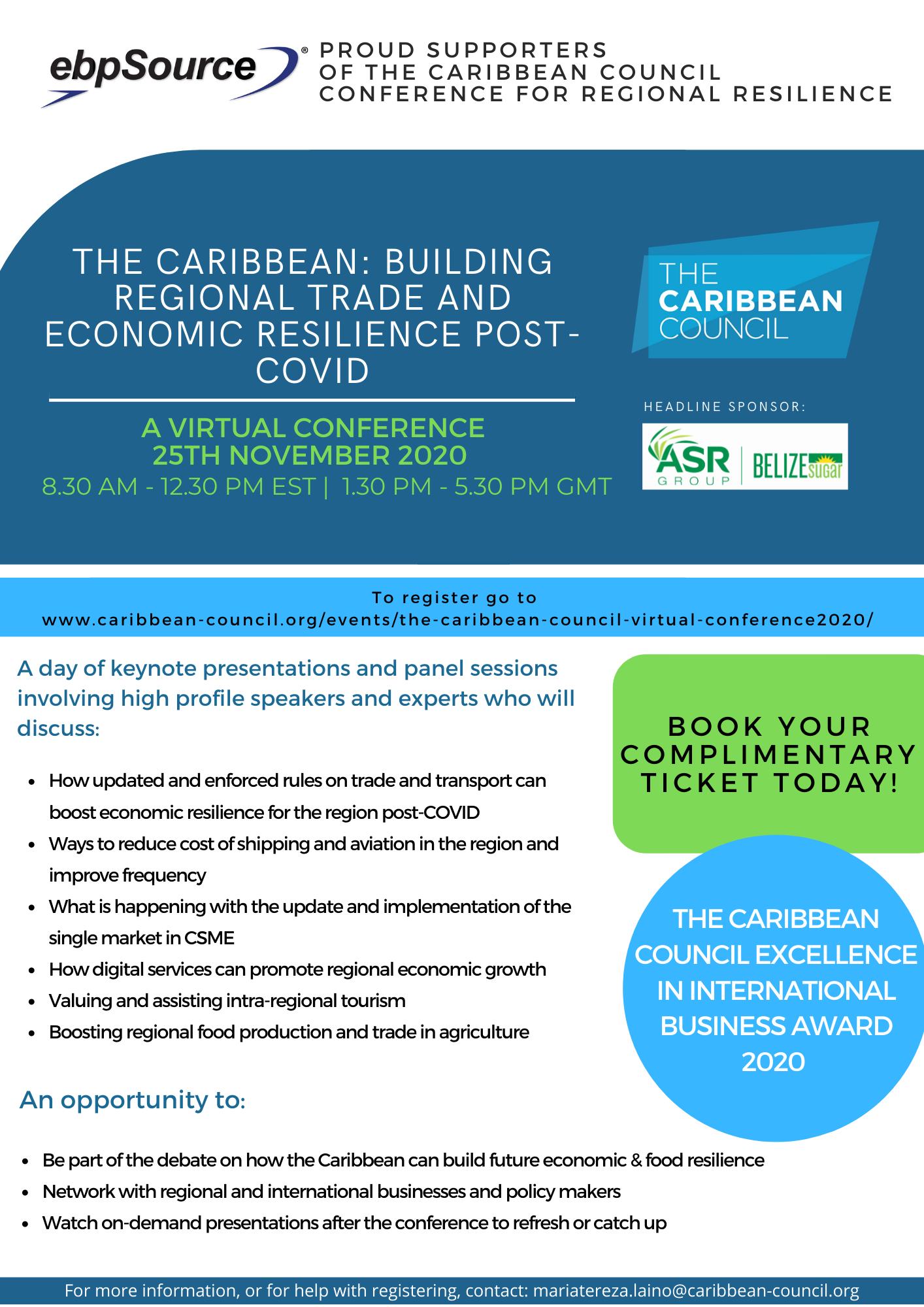 ebpSource at The Caribbean Council annual conference 2020